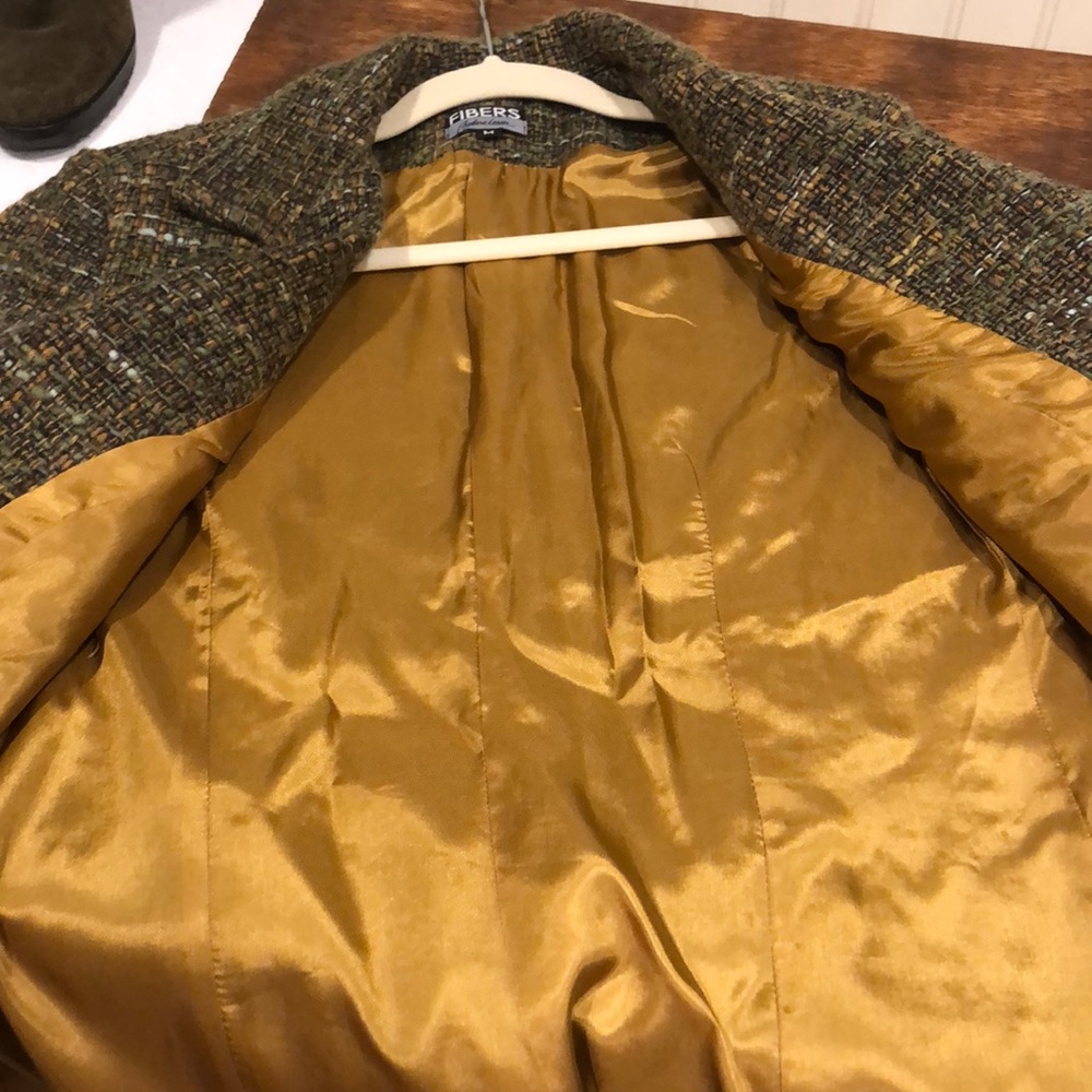 Barbara Lesser Fibers Tweed Jacket Size M - Picture 8 of 8
